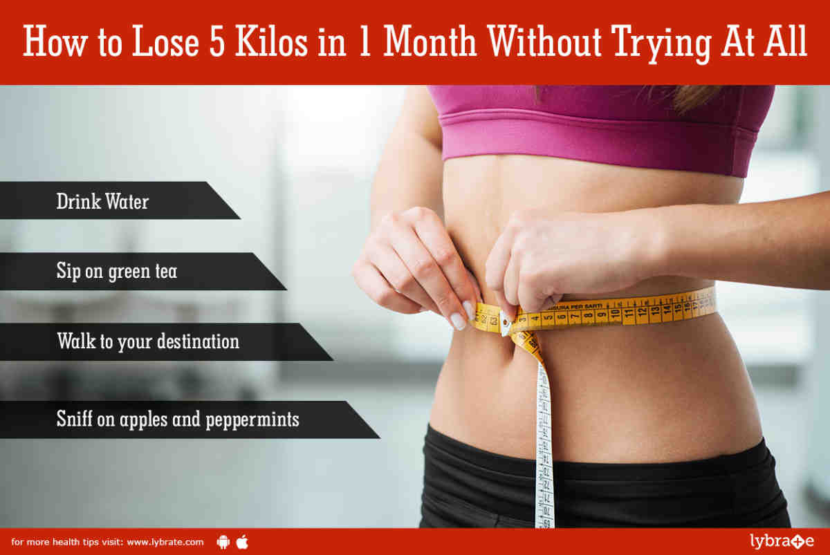 Comment perdre 5 kilos en 1 mois sans régime ?