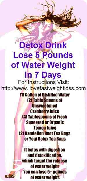 Comment perdre 5 kilos en 2 jours ?