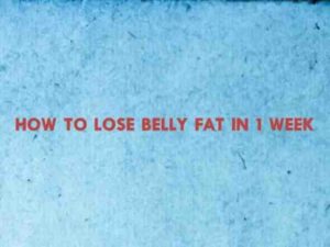 Lire la suite à propos de l’article Comment faire pour maigrir du ventre en 1 semaine ?